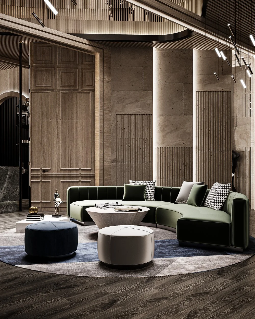 Emerald Mountain Residence - interior — Residential design — Montenegro — image 3 — AA Studio Belgrade