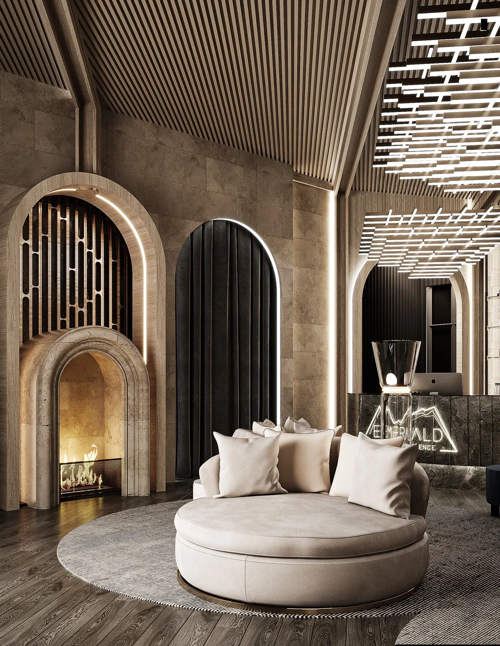 Emerald Mountain Residence - interior — Residential design — Montenegro — image 12 — AA Studio Belgrade