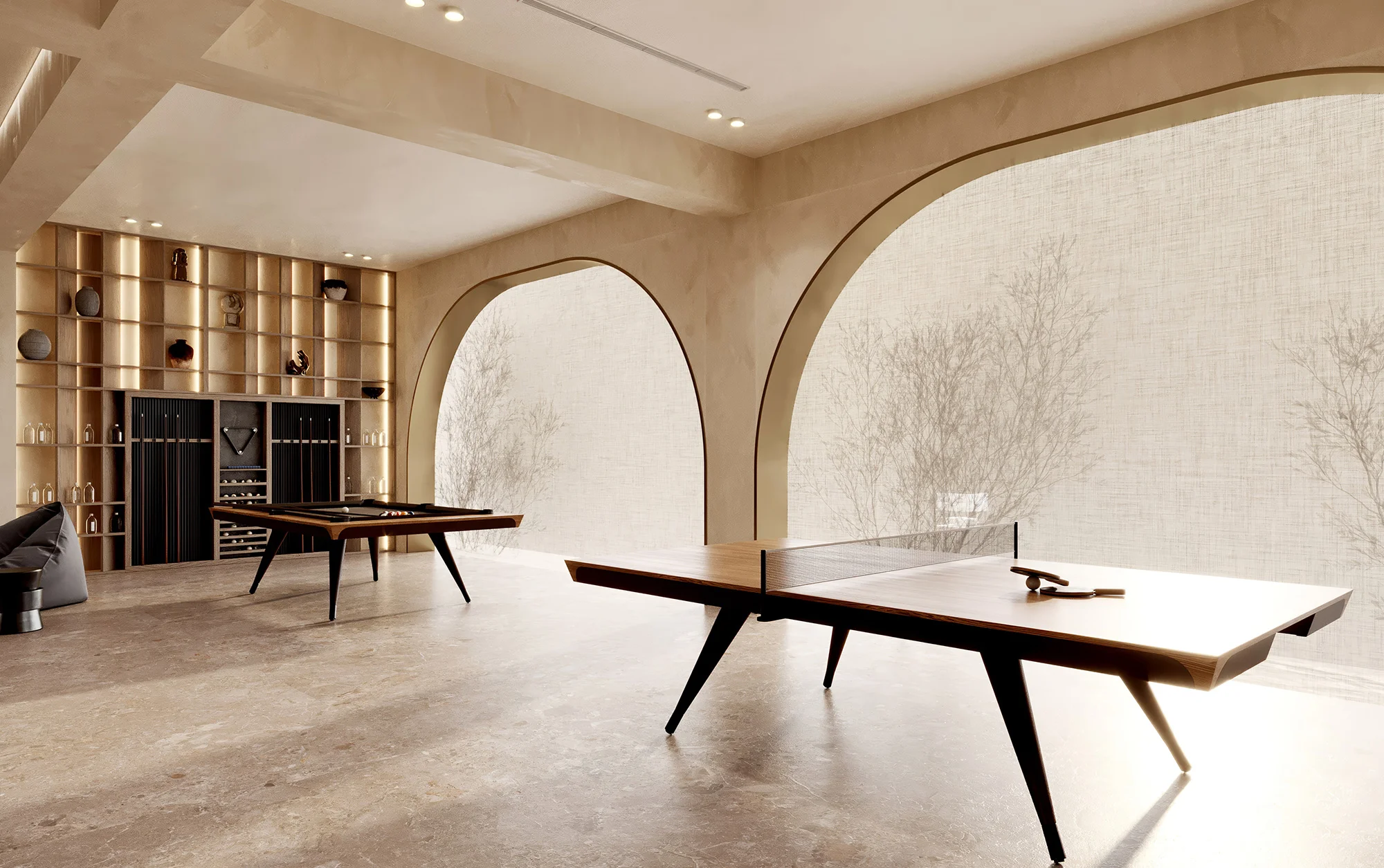 Gentlmans room — Residential design — Montenegro — AA Studio Belgrade