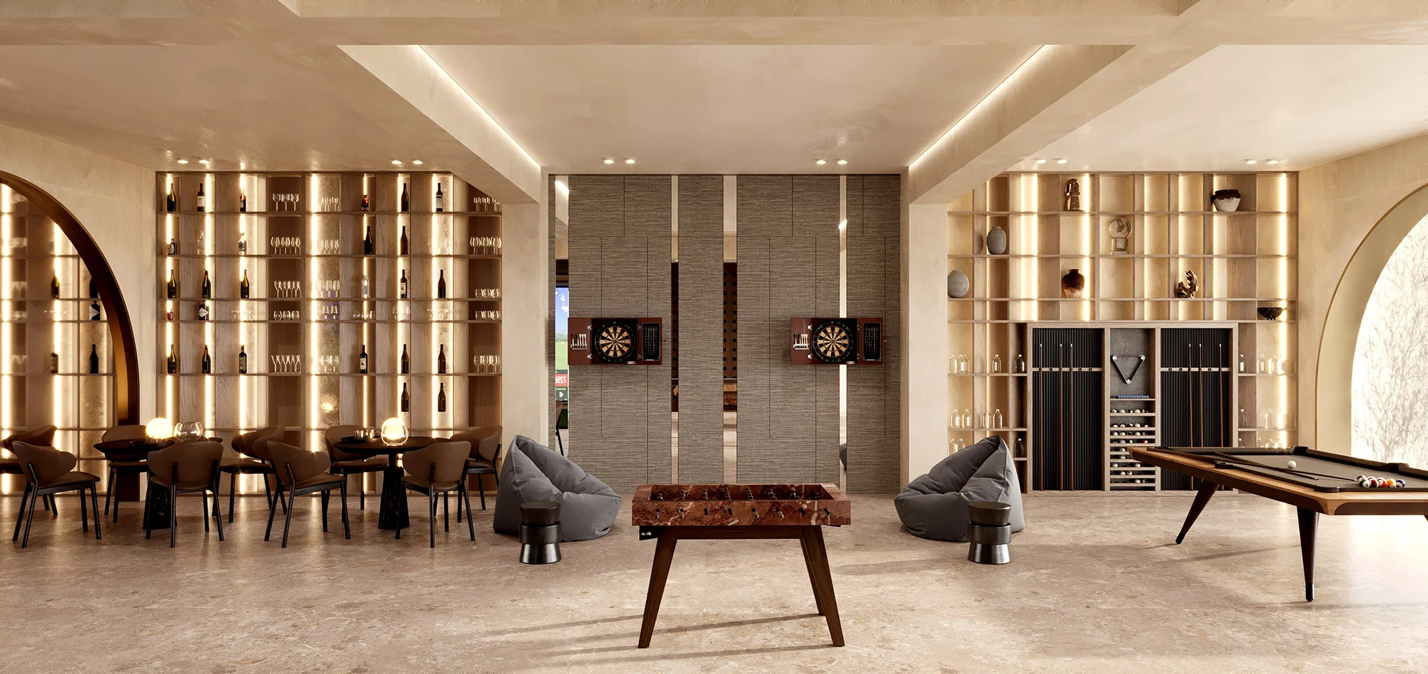 Gentlmans room — Residential design — Montenegro — image 3 — AA Studio Belgrade