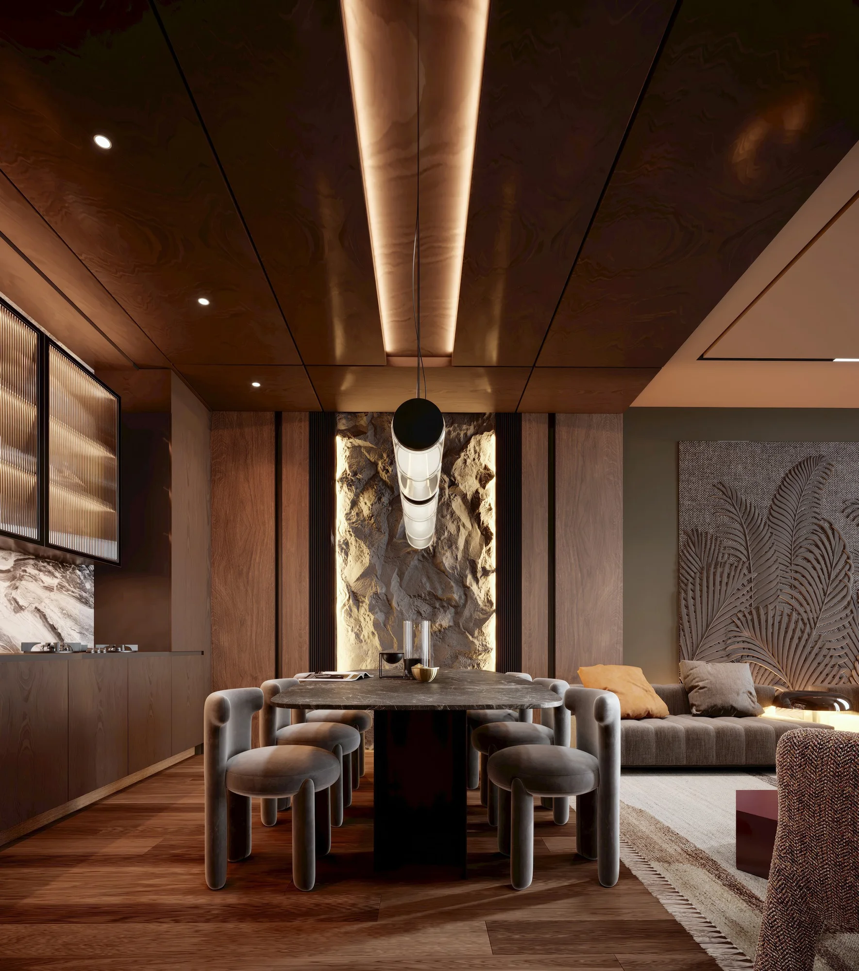 Private apartment DV interior — Residential design — Montenegro — AA Studio Belgrade