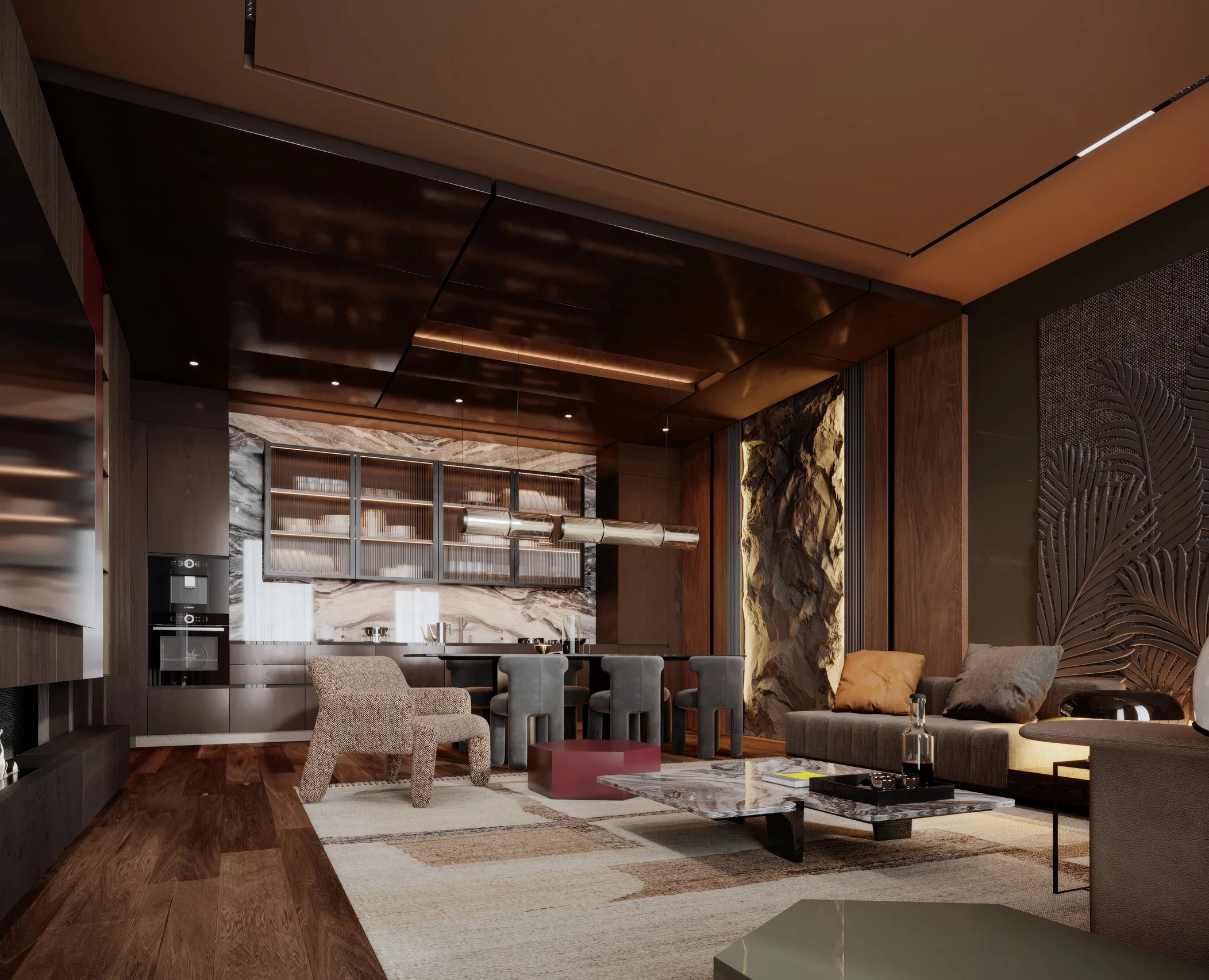 Private apartment DV interior — Residential design — Montenegro — image 2 — AA Studio Belgrade