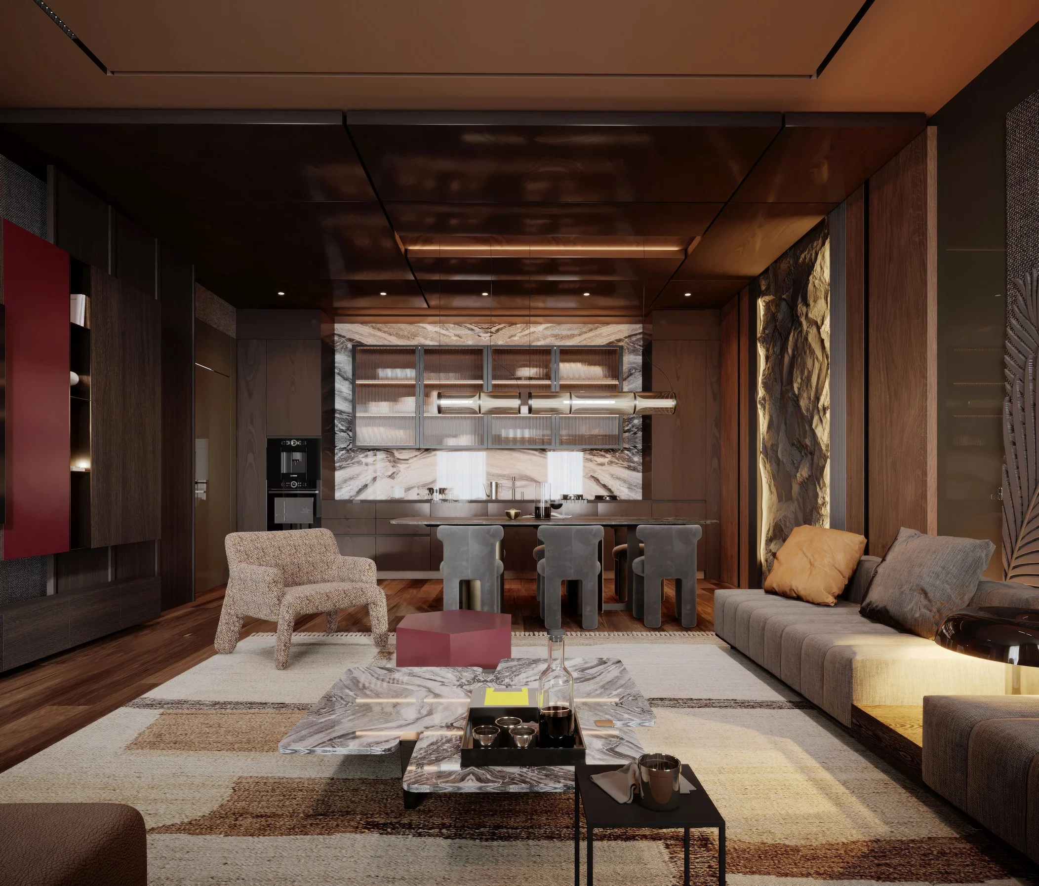 Private apartment DV interior — Residential design — Montenegro — image 3 — AA Studio Belgrade