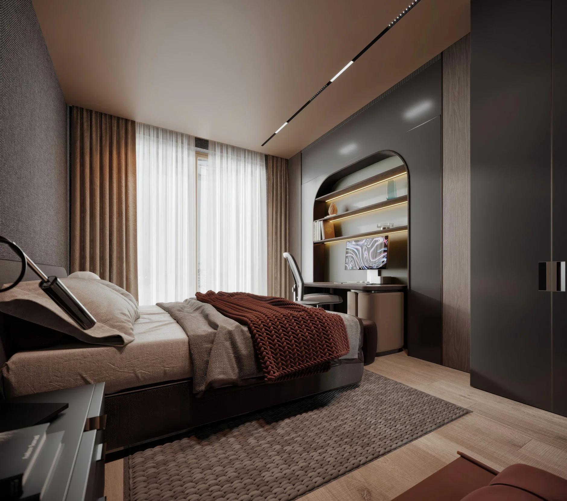 Private apartment DV interior — Residential design — Montenegro — image 5 — AA Studio Belgrade