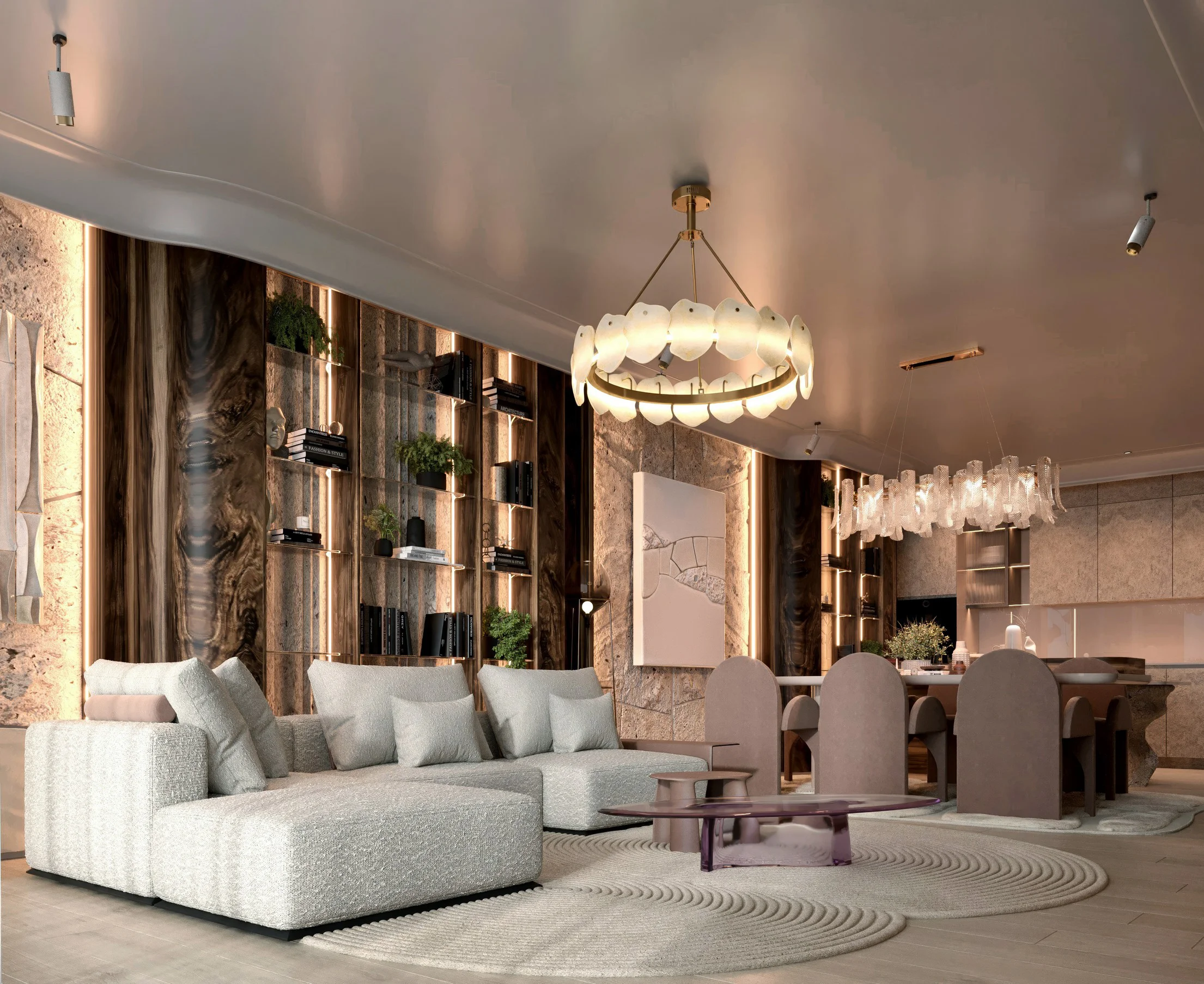 Private apartment TR interior — Residential design — Montenegro — image 3 — AA Studio Belgrade