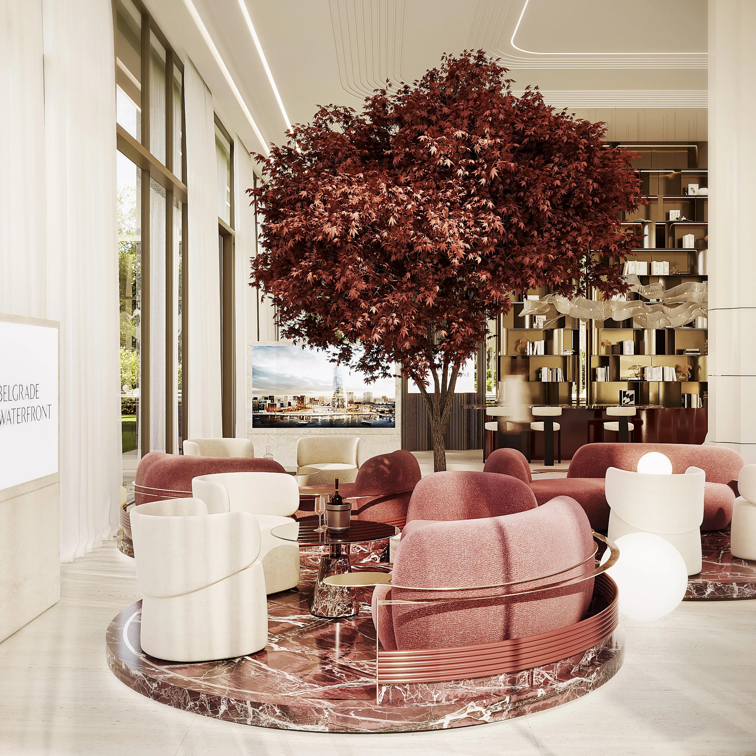 BW SALES CENTER — Retail design — Belgrade Waterfront — image 2 — AA Studio Belgrade