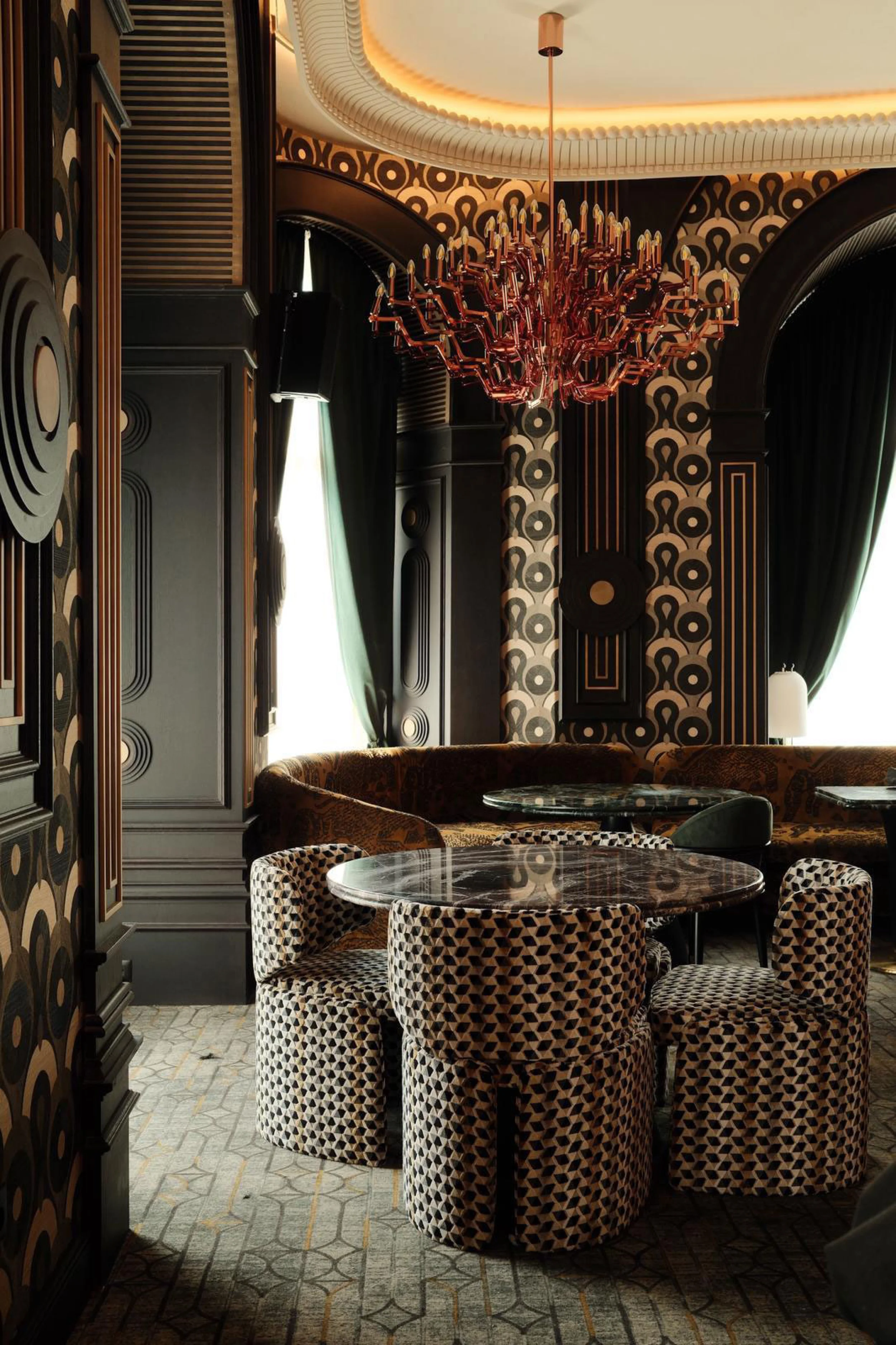 Restaurant Elisabeth, Hotel Bristol — Restaurant design — Belgrade — image 12 — AA Studio Belgrade