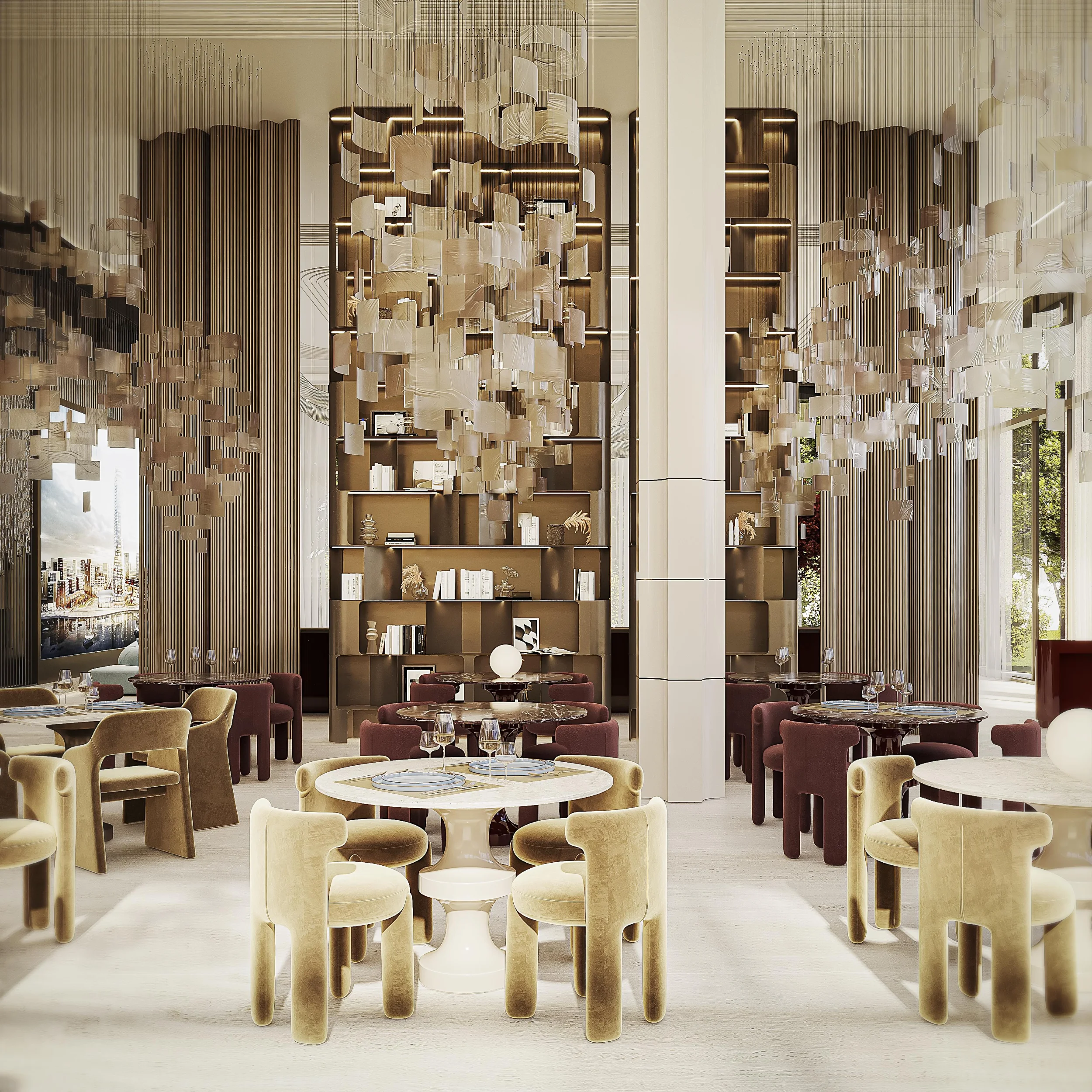 BW SALES RESTAURANT — Restaurant design — Belgrade Waterfront — image 3 — AA Studio Belgrade